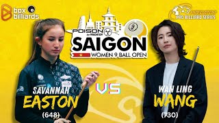2025 Predator Pro Billiard Series Saigon Womens 9 Ball Open - Savannah Easton vs Wan Ling Wang