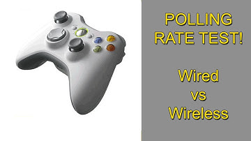 Xbox 360 Controller - POLLING RATE TEST (Wired vs Wireless)