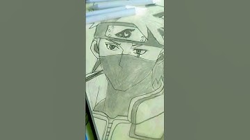 Kakashi hatake drawing 🔥 from Naruto anime #narutoshippuden