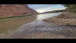 Moab, UT Mill Creek flash flood through town