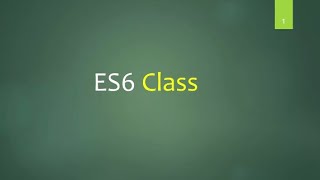 #35 NodeJS - ES6 Class screenshot 5