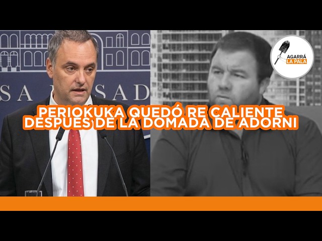 PERIOKUKA QUE SE FUE DOMADO POR ADORNI QUEDÓ CALIENTE Y LLORÓ EN VIVO: “ES COMO CERRUTI...”