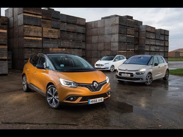 Hot] Renault Scenic Vs Citroen C4 Picasso Vs Ford C Max - Youtube