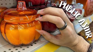 ASMR in Public at Dollar Tree 🎃 Tapping & Scratching - lofi