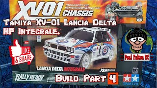 Tamiya 1:10 RC XV-01 Lancia Delta HF Integrale RC build part 4