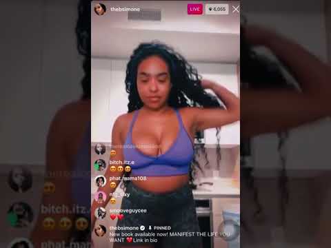 B Simone on ig live