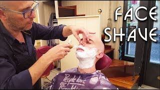 💈 Italian barber - Face Shave - ASMR no talking screenshot 4