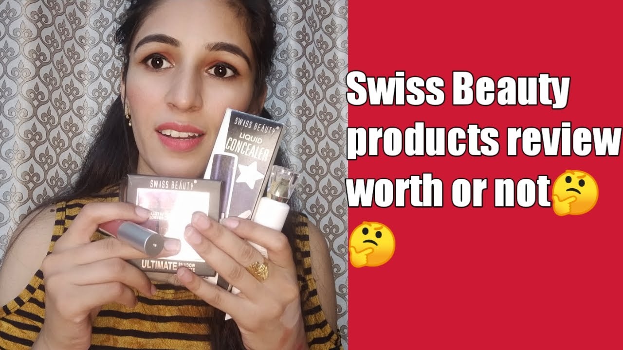 Swiss beauty products haul Affordable make up products EBT YouTube