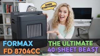 Formax FD 8704CC Office Multimedia and Paper Shredder: The Ultimate 40-Sheet Beast