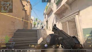 Counter strike 2 Cheater aim assist head snap and walls