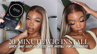 HOW TO INSTALL YOUR LACE WIG IN UNDER 20 MINUTES | YOLISSA HAIR x Zahria Shantí