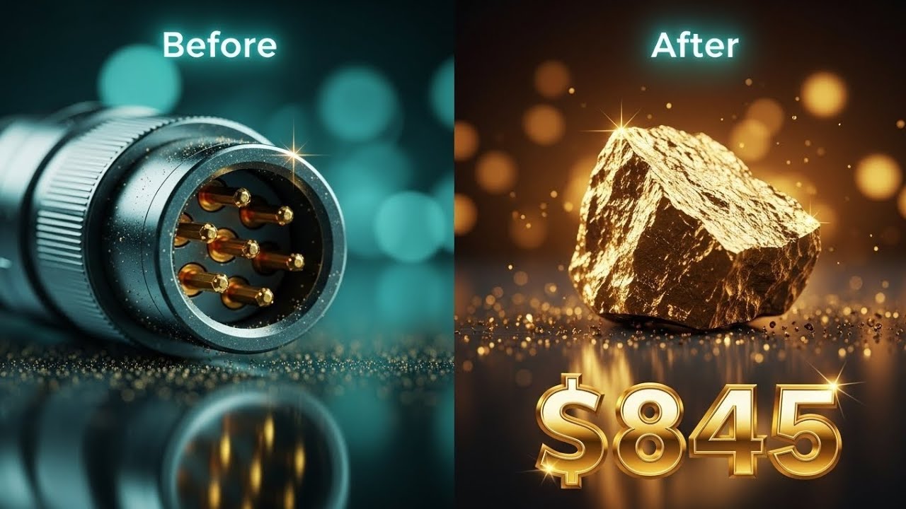 Stop throwing this away! It contains real Gold  