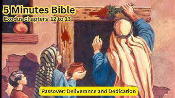 5 Minutes Bible | Exodus 12 to 13 | Christians #god #Jesus #biblestudy