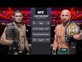 Khabib Nurmagomedov vs Alexander Volkanovski Full Fight - UFC 4 Fight Of The Night