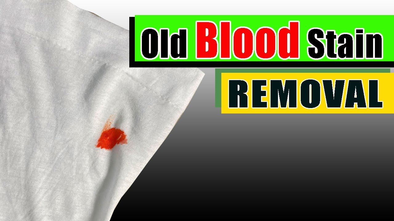 How To Clean Dry Blood From Skin How to Remove Dried Blood Stains from Clothes - Quick & Easy Methods