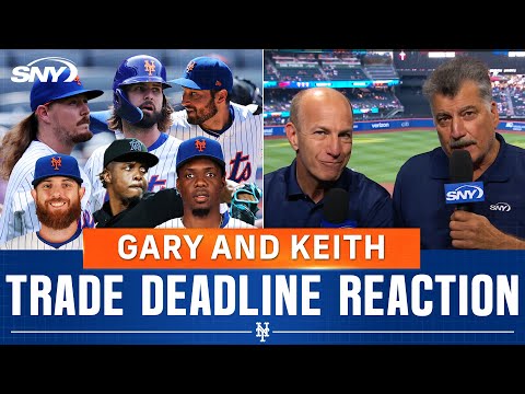 Gary Cohen and Keith Hernandez react to Mets 2024 MLB Trade Deadline moves | SNY