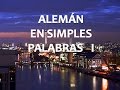 Alemán (Lección 1) Pronunciación