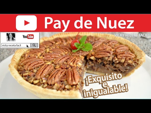 Pay de Nuez | #VickyRecetaFacil | VICKY RECETA FACIL