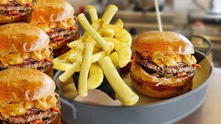 Hamburguesas hechas a mano desatadas: ¡Crea tu última aventura de sabor! 🍔 screenshot 2