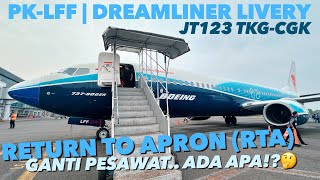 Gangguan Teknis, Pesawat LI0N AIR JT123 Kembali ke Apron (RTA). Ganti Pesawat? Kompensasi?