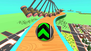 Sky Rolling Ball 3D - All Levels Gameplay Android, iOS ( Level 169 - 172 )