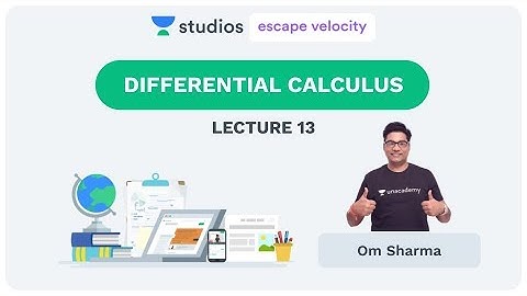 L13: Differential Calculus (Graph Transformation - 1) | Maths for IIT-JEE | Om Sharma