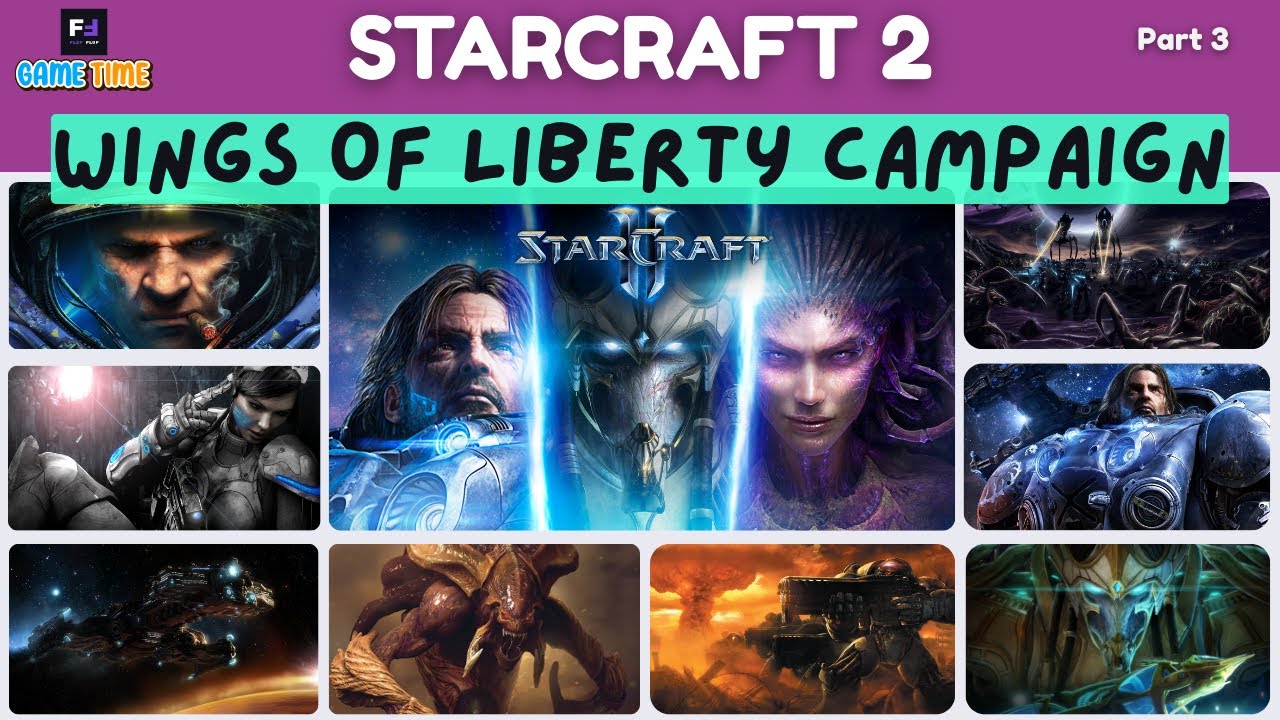Playing Starcraft 2 | Wings of Liberty Campaign Part 3