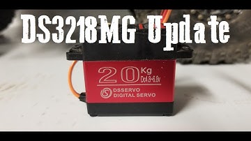 DS3218 MG Waterproof servo update