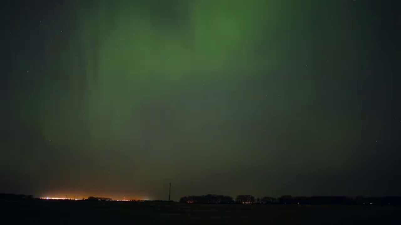 Aurora Borealis Northern Lights Saskatoon Saskatchewan YouTube