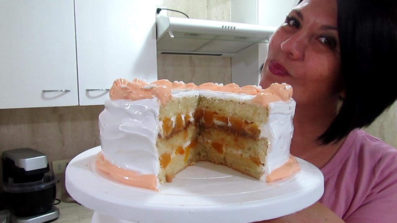 TORTA DE MANJAR DURAZNOS Y MERENGUE / DÍA DE LA MAMÁ/ Silvana Cocina ❤
