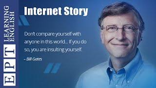 Learn English with Audio Story ★ Subtitles: The Story Of The Internet (Level 5)