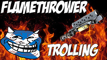 Flamethrower Trolling: "Avoid This Kid!" (Rage) (Hilarious)