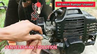 Masalah utama semua jenis mesin rumput 2 lejang⁉️All 2-stroke brush cutter main problem❗