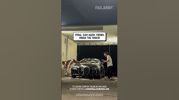 car wash fail | what was she thinking?
