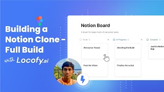 Locofy.ai | Build a task management app like Notion from a Figma design using Locofy.ai