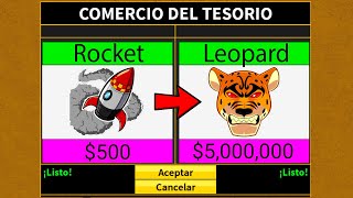 🔥 Intercambio ROCKET por LEOPARDO en #bloxfruits  🔥