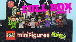 Lego Monsters Minifigures Series 14 Full Box Unboxing Part 1 | PSToyReviews