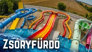 All Water Slides at Zsóryfürdő Mezőkövesd, Hungary! (GoPro POV)