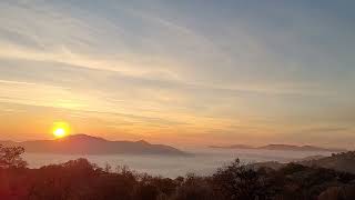 Foggy Sunset Time-lapse 12-24-22