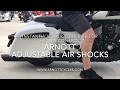 Confidently control your motorcycle while stopped or for parking with arnott air suspension