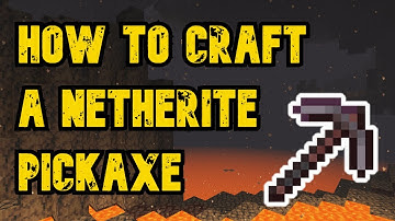 How to Make a Netherite Pickaxe in Minecraft 1.21.10