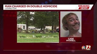 Man charged for killing two people after breaking into Lexington mobile home