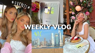 WEEKLY VLOG: unboxing yt plaque, nyc events, & getting Invisalign put on!!