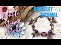 Double Strand Boho Bracelet Tutorial