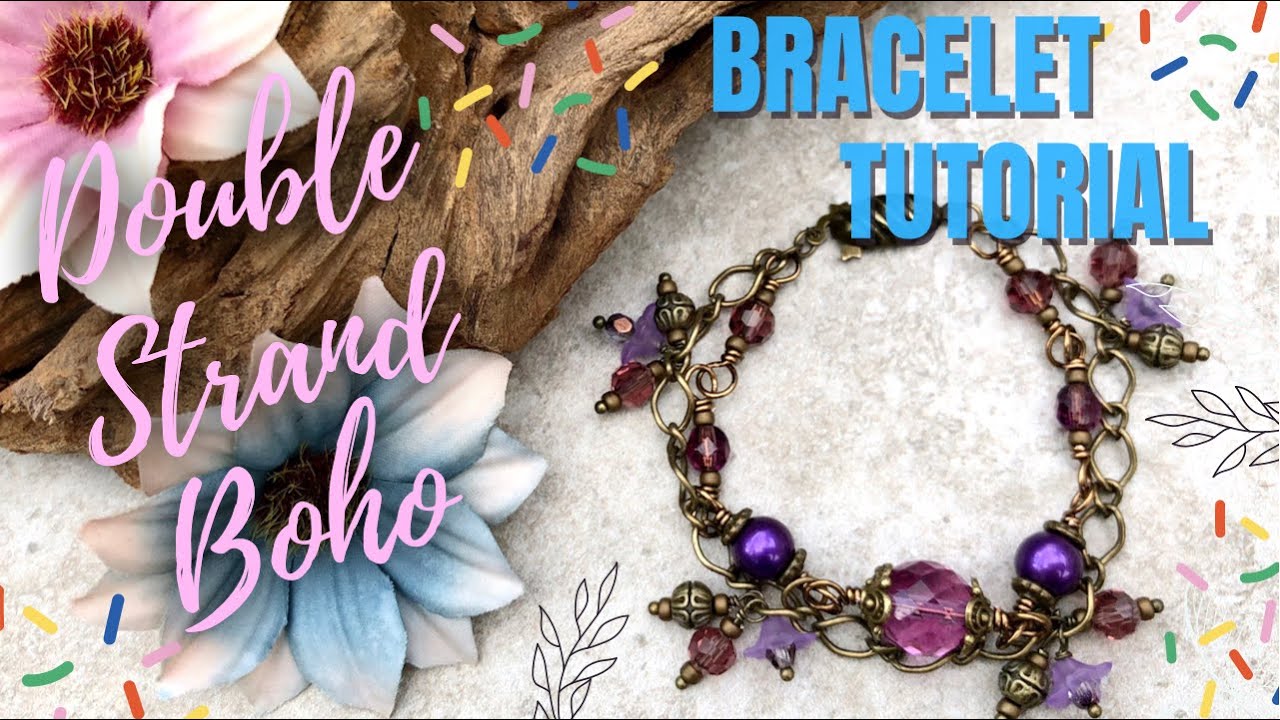 Мастер-класс по плетению двухрядного браслета в стиле бохо