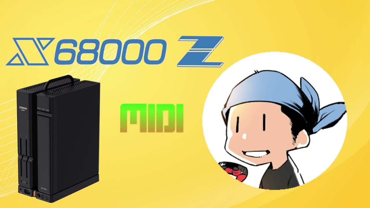 X68000 Z MIDI 動作させてみる [2K] - YouTube