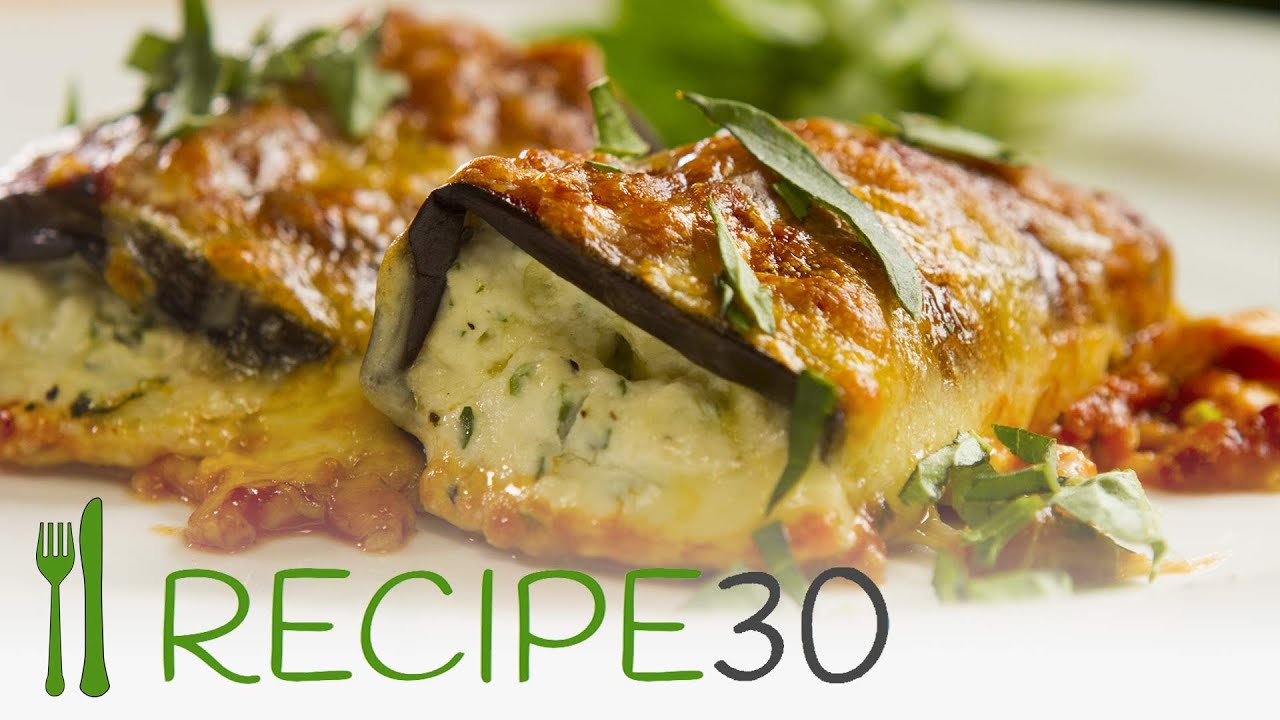 EGGPLANT ROLLATINI - By RECIPE30.com | Recipe30