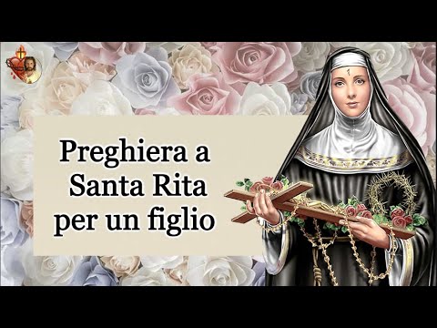 Preghiera a Santa Rita per un figlio