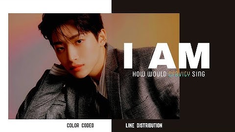 How would Cravity Sing "I AM" (IVE) | Line Distribution (Color Coded)