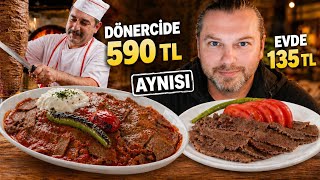 Dönercide 590 Tl, Evde 135 Tl Aynı İskender Mi?